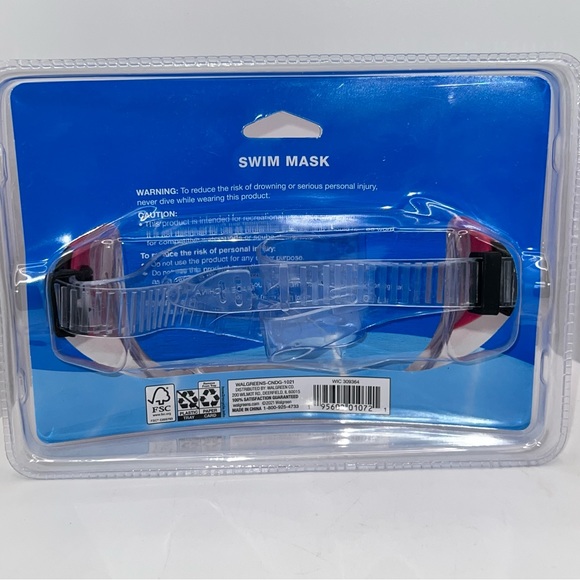 ๐ฆ$4 ~ Adult Goggles / Swim Mask ~ Pink ~ Water Sun & Fun ~ New W Tags - Picture 2 of 3